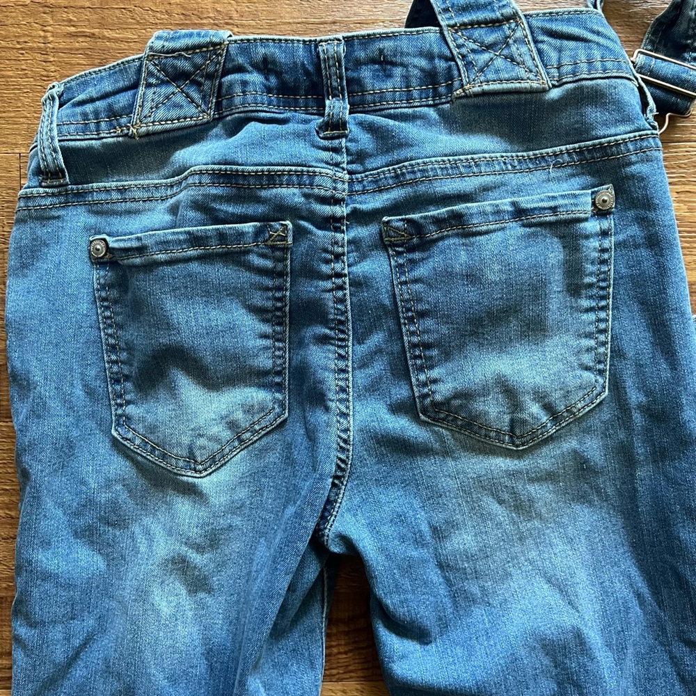 XS Wallflower Jean Overalls Criss Cross back - Picture 4 of 5